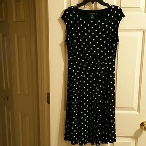 Ralph Lauren Pocodot black dress